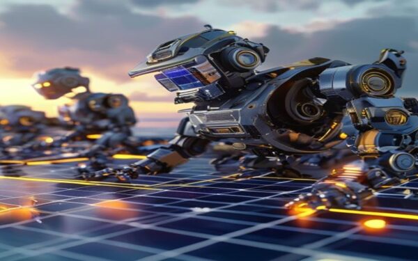 Gritt robots solar panel construction financing
