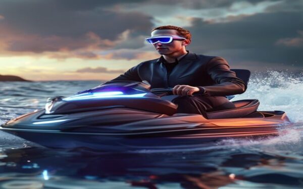 Mark Zuckerberg Uses Jet Ski for Business Calls in Meta Glasses