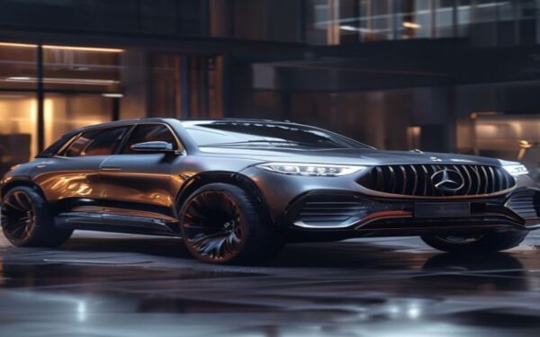 Mercedes-Maybach electric SUV with tea kettle feature