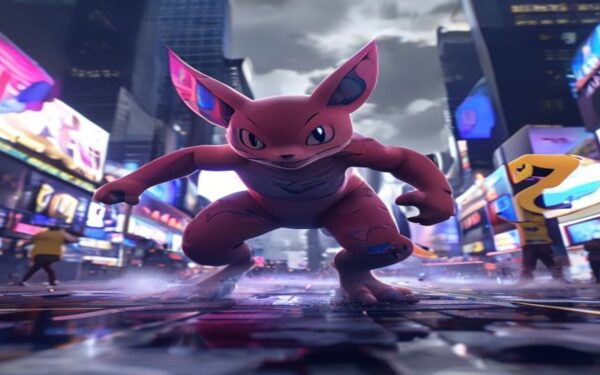 Pokémon Go Times Square Mewtwo Battle